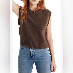 Bouclé Sweater Vest